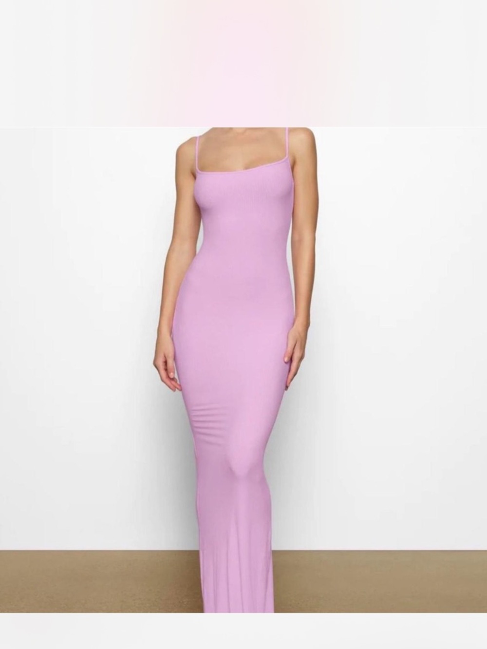 Skim maxi dress- petal pink BARELY WORN!
